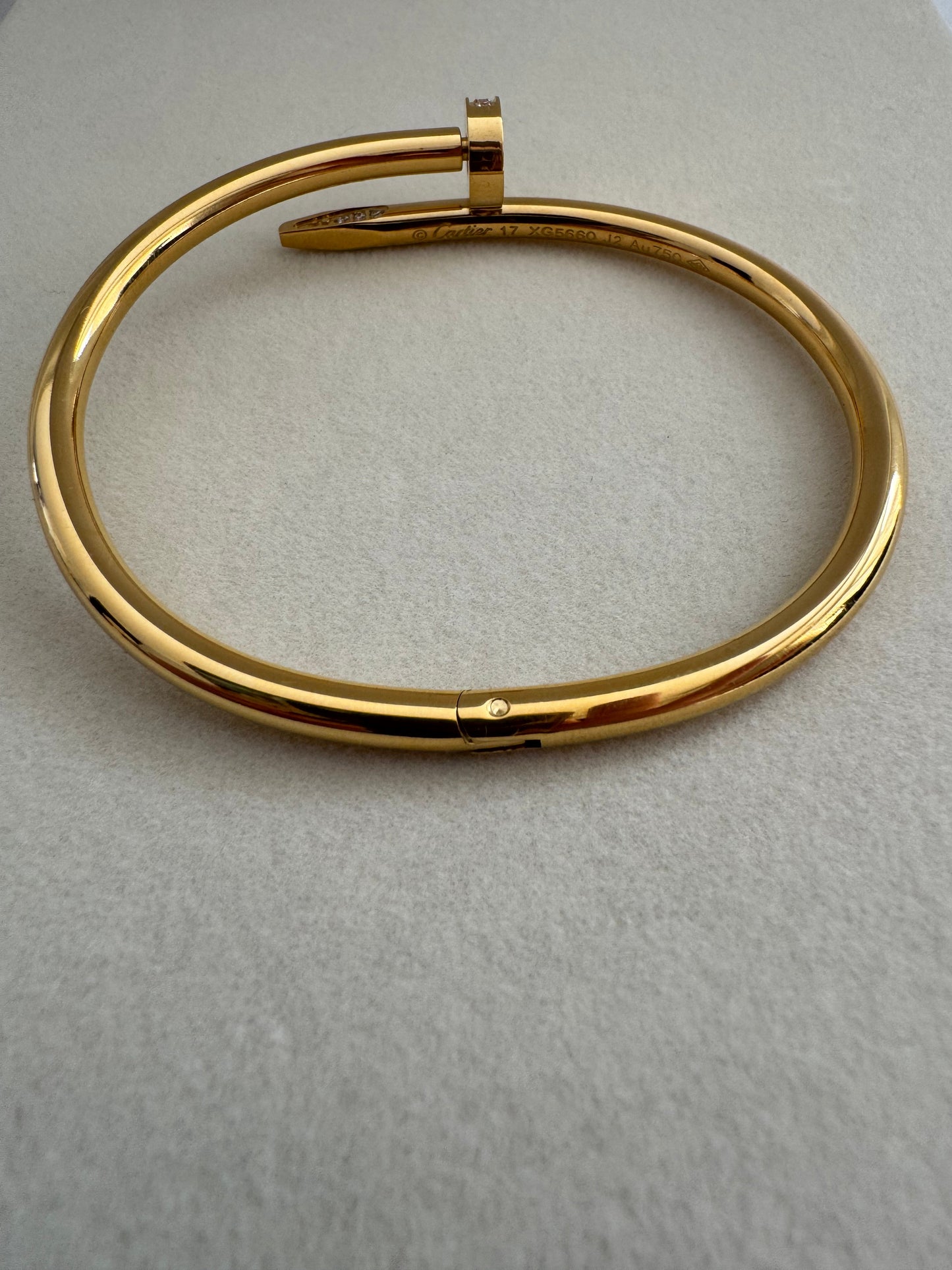 Cartier Just Un Clou met Zirkonia - 18K Gold Plated Staal