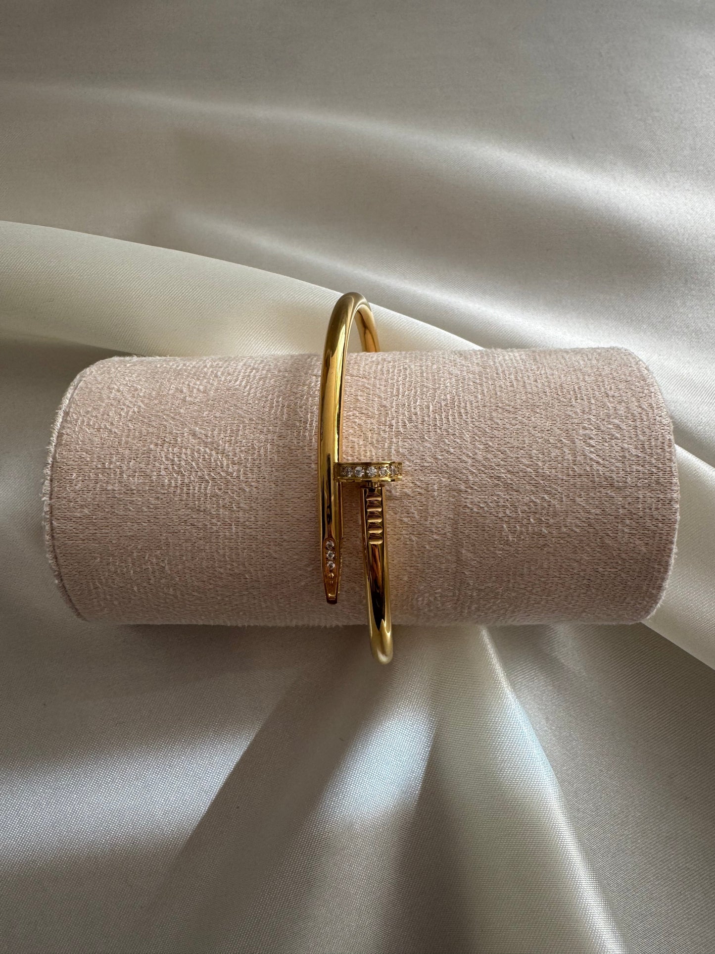 Cartier Just Un Clou met Zirkonia - 18K Gold Plated Staal